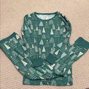 Little Sleepies Forest Green Kids Pajama Set